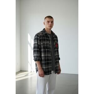 Star Wars Darth Maul Plaid Flannel Shirt M Streetwear